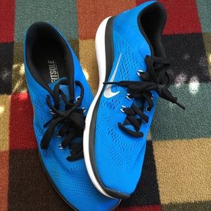 Nike Flex 2016 Run Blue Silver Turquoise Men’s 10